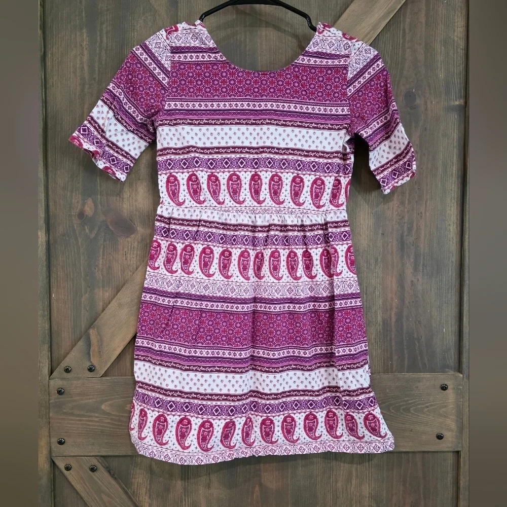 Old Navy Floral Paisley Dress Size Girls Large